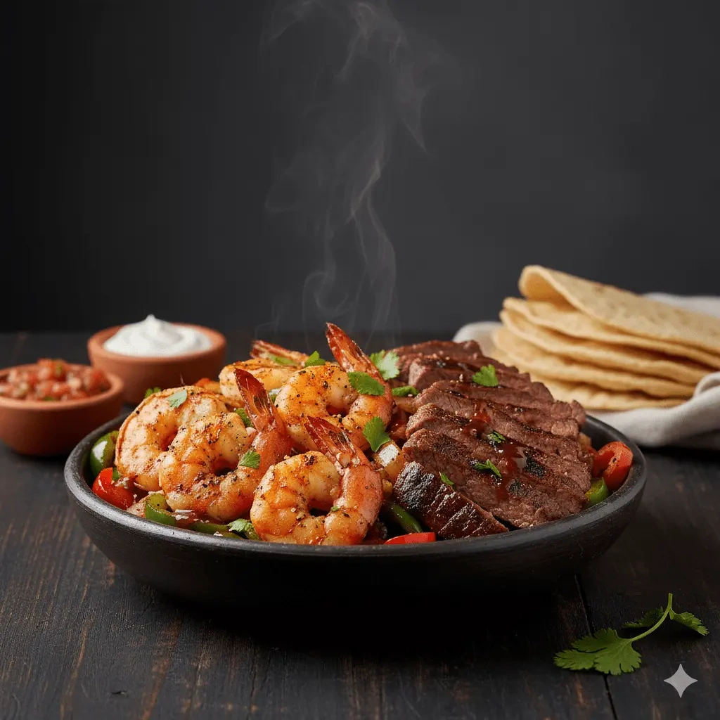 #48 Camarones Con Carne