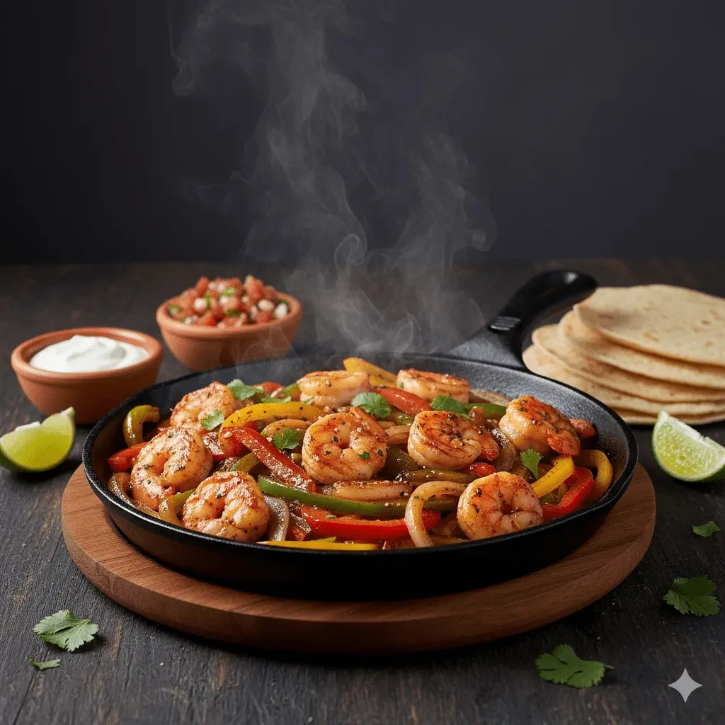 #49 Fajitas De Camaron