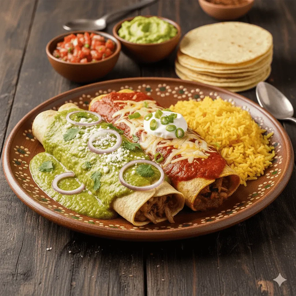 #3. 2 Enchiladas
