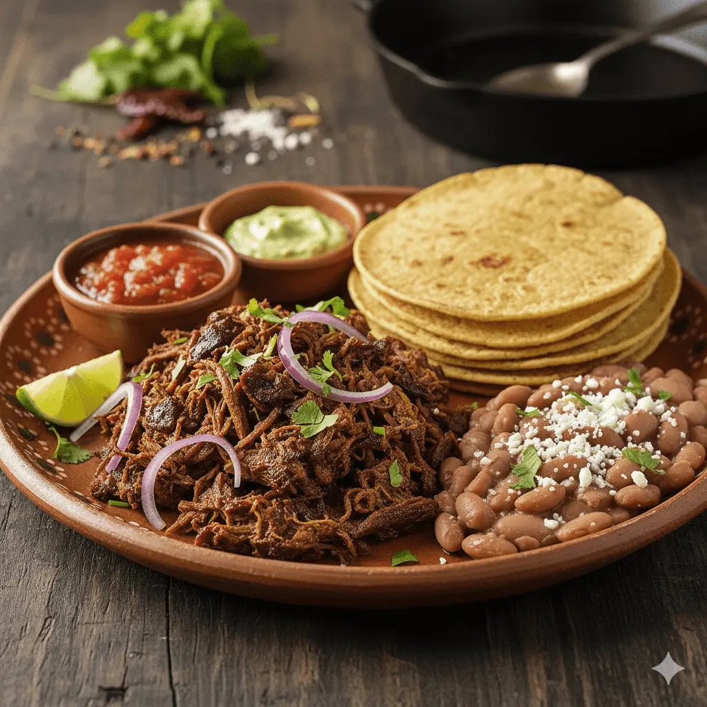#7.  Machaca plate
