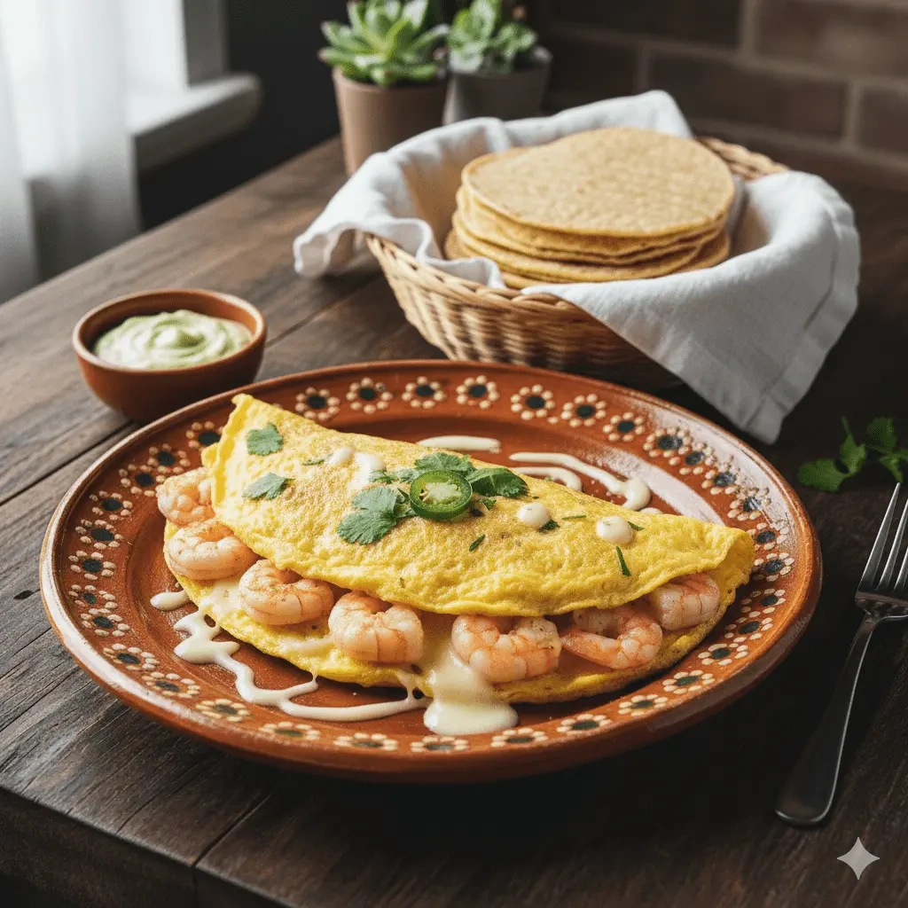 Shrimp Omelet