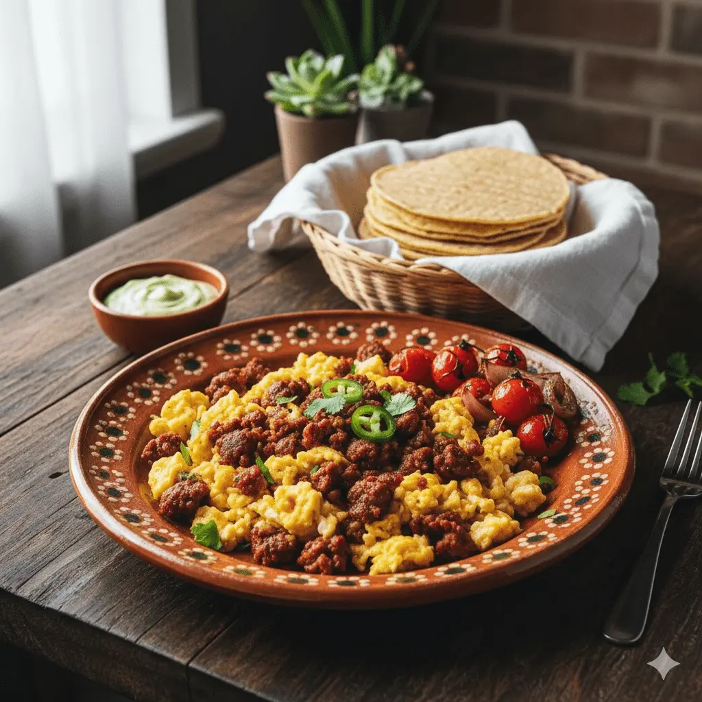 Huevos Con Chorizo